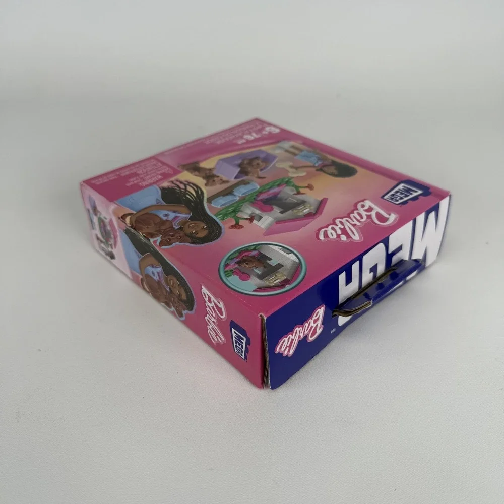 MEGA Barbie Puppy Playhouse‎ 76 Pcs Building Set Ages 6+ Mattel Sealed Box